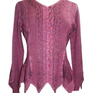 Vintage Gypsy Medieval Bohemian Top